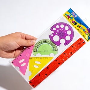 Juego de Papelería Promocional de Cinco Piezas, Regla Flexible de Color de 30 cm, Regla de Dibujo para Estudiantes, Reglas Flexibles para la Escuela - Product Image 5