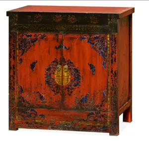 Chinese Antique Hand Painted Tibetan Furniture