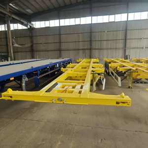2 Axle 3 Axle 20Ft 40 Ft 30T 60T Container <b>Trailer</b> Chassis Skeleton Semi <b>Trailer</b> - Product Image 2