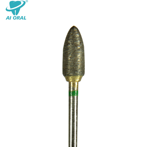 مثاقب ألماسية خضراء مُلبدة بالكامل بساق 2.35 مم، مثاقب أسنان مُلبدة بالجملة لمختبرات الأسنان، أدوات عالية الكفاءة. - Product Image 5