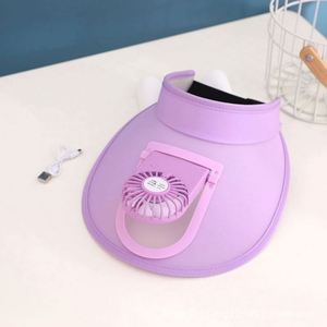 Gorra Visera Ancha con Protección UV, Sombrero para el Sol con Ventilador Recargable por USB, Visera para el Sol de Verano para Hombres y Mujeres - Product Image 4