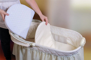 Almohada Ultra Suave y Ecológica Antibacteriana en Forma de <span class=keywords><strong>Cuña</strong></span> <span class=keywords><strong>para</strong></span> <span class=keywords><strong>Cuna</strong></span> y Cesto de Bebé con Diseño Hecho a Mano <span class=keywords><strong>para</strong></span> Recién Nacidos - Product Image 5