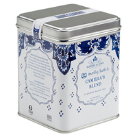 Boîtes de café carrées en métal avec logo et couleur personnalisés de qualité alimentaire, boîtes de thé, vente en gros