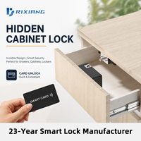Serrure de cabinet Tuya/TTlock encastrée en option 13,56 MHz M1 pour armoires de spa, de gym, de maison, d'immeuble et de casier