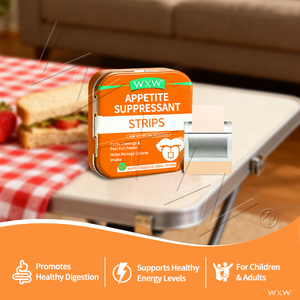 Tiras Orales Supresoras del Apetito al por Mayor, Extracto de Cardo Mariano y Cúrcuma, Tabletas Masticables para el Control del Apetito - Product Image 5