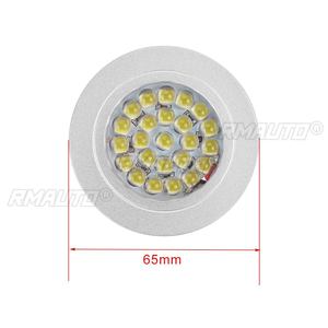 Lampe LED intérieure 12V avec interrupteur tactile pour camping-car, caravane, bateau, camping-car, voiture, lumière de plafond ronde, dôme, toit - Product Image 6