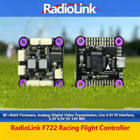 RadioLink F722 F405 Stack de Contrôleur de Vol 55A ESC 4-en-1 2-6S Betaflight pour Drone FPV de Course et Freestyle 30.5mm