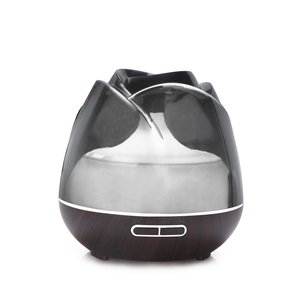 Máy Khuếch Tán Tinh Dầu Hoa Trong Suốt Màu Đen Cho Gia Đình Máy Tạo Độ Ẩm Nước Sương Mù Mát Mẻ Màu Hồng Đen Với Sản Phẩm Còn Hàng - Product Image 2