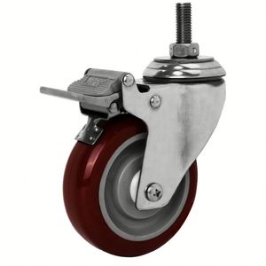 Lit <span class=keywords><strong>Fauteuil</strong></span> 5 Pivotant 125Mm Pu À Usage Moyen <span class=keywords><strong>Roulette</strong></span> Avec Frein - Product Image 1