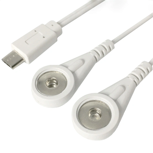Hot Selling 2 Lead <span class=keywords><strong>Ecg</strong></span> Kabels 4.0Mm <span class=keywords><strong>Ecg</strong></span> <span class=keywords><strong>Snap</strong></span> Kabel Micro Usb <span class=keywords><strong>Ecg</strong></span> Kabel - Product Image 3