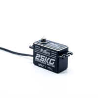 Programador de engranaje de Metal para el hogar inteligente, Robot Servo de perfil bajo para equipo Industrial IA, 7,4 V, 25KG, 0,1 s, alta velocidad, 360 grados
