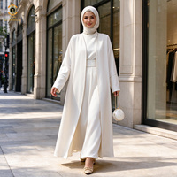 Robe de soirée Zaynab pour femme musulmane, longue, tendance, abayas ouvertes, modestes, style Dubaï moderne, jalabiya, robe de soirée