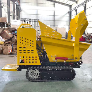 Mini Dumper Oruga con Capacidad de 500/1200 kg, Volquete Rotatorio, Transportador con Orugas de Goma, Mini Camión Volquete para Hormigón - Product Image 6