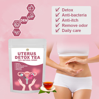 Thé Détox Bio Bien-être Naturel à Base de Plantes pour le Yoni et l'Utérus Féminin, Marque Privée OEM