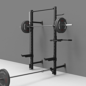 Dinuo Machine de gymnastique à domicile à bas prix Racks réglables pour haltérophilie Support mural <span class=keywords><strong>pliable</strong></span> pour squats - Product Image 5