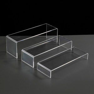 Transparent Plastic 3 Tier Desktop Cosmetic Storage Rack With Extendable Display Stand For <b>Desk</b> Organization - Product Image 3