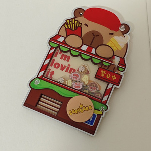 Portachiavi in Plastica Trasparente a Doppia Faccia con Motivo <span class=keywords><strong>Anime</strong></span> a Tema Animale <span class=keywords><strong>Unico</strong></span> Kawaii, Artigianato Preferito dai Fan con Ciondolo Scintillante - Product Image 5