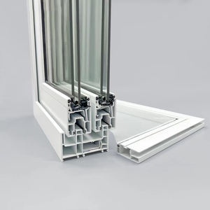 CHANGYI, ventana de vidrio Upvc ignífuga insonorizada europea, ventana corredera vertical de arriba hacia abajo - Product Image 5