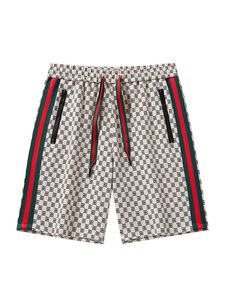 Pantaloncini <span class=keywords><strong>Bermuda</strong></span> Sportivi Casual da <span class=keywords><strong>Uomo</strong></span>, di Marca, a Metà Coscia, in Maglia Jacquard, con Elastico in Vita, Tinta Unita, 100% Poliestere, di Tendenza - Product Image 5