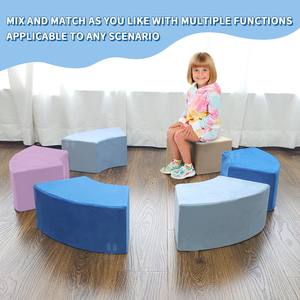 Tabouret pliable à emboîtement rembourré pouf Durable enfants puzzle <span class=keywords><strong>canapé</strong></span> enfants jouer Puzzles <span class=keywords><strong>canapé</strong></span> pied tabouret pour l'école - Product Image 3