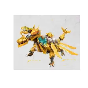 7014 Phantom Ninja Lloyd's Golden Ultra Dragon Block Kinder geschenk Four Head Dragon Model Toy Brick Set