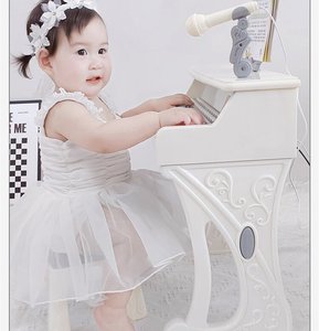 Wholesale Educational Musical Instruments 37 <b>Keys</b> Electronic Piano Toy for Children <b>USB</b>-Powered with Microphone Volume Control - Product Image 4