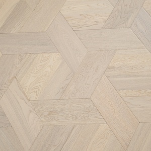 <span class=keywords><strong>Parquet</strong></span> en bois d'ingénierie à chevrons en chêne clair |   <span class=keywords><strong>Parquet</strong></span> géométrique pour usage résidentiel et commercial - Product Image 2