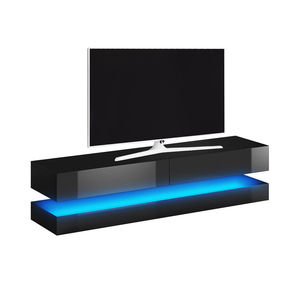 <span class=keywords><strong>Meuble</strong></span> <span class=keywords><strong>TV</strong></span> flottant avec 2 tiroirs, 140 cm, LED, pour salon. - Product Image 2