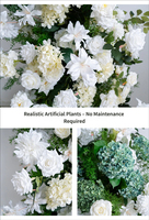 Décoration florale en forme d'arche de cerf style Monet, toile de fond de fleurs artificielles très vendue pour cérémonie de mariage en extérieur