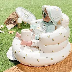 Siège gonflable pour bébé à partir de 3 mois, sièges de sol pour s'asseoir, chaise gonflable pour bébé avec pompe à air intégrée - Product Image 5