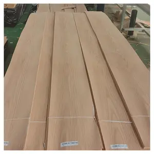 Factory Sales Of Red Oak Wood Veneer Natural Solid Cheap Decoration Red Wood Veneer Tape Oak Veneer Sheets