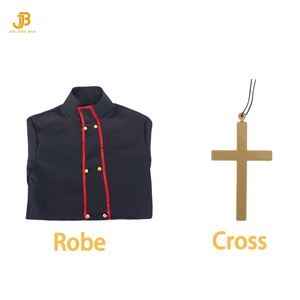 Disfraz de Halloween para Hombre, Disfraz Medieval de Sacerdote, Monja o Misionero, Túnica Religiosa para Iglesia, <span class=keywords><strong>Convento</strong></span> o Fiesta de Disfraces - Product Image 4
