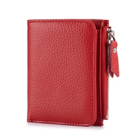 Portefeuille en cuir véritable de vachette, style mode, petite pochette à poignet, vente en gros