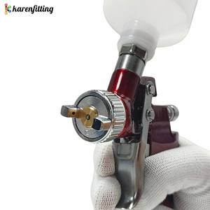 Pistola de Pintura Profesional H-2000 Mini de 150 ml con Boquilla de 0.5/0.8/1.0 mm, Pulverizador Neumático para Pintura Automotriz y Bricolaje, Directo de Fábrica - Product Image 6