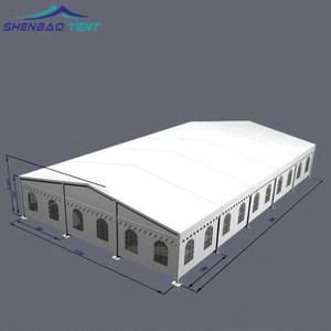 Tende industriali sono durevoli e possono essere impostati come punti di stoccaggio luoghi espositivi aree di riposo temporaneo e padiglioni sportivi - Product Image 5