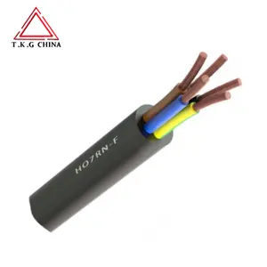 Cable Flexible de PVC, 3 núcleos, 4 núcleos, 1,5mm, 2,5mm, 1m, 100m, Cable eléctrico Flexible redondo, blanco y negro