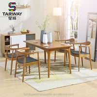 Vente en gros Chaise De Comedor Y Chaise Bois Hans Wegner Wishbone Chaise en bois massif Chaise de salle à manger pour salle à manger