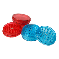 Lanchuang Grossiste Fabricant Broyeur à herbes en plastique 60 MM 2 couches