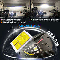 Lentille de projecteur laser Bi-LED de 3 pouces, 12V, en aluminium aéronautique neuf, pour éclairage LED automobile