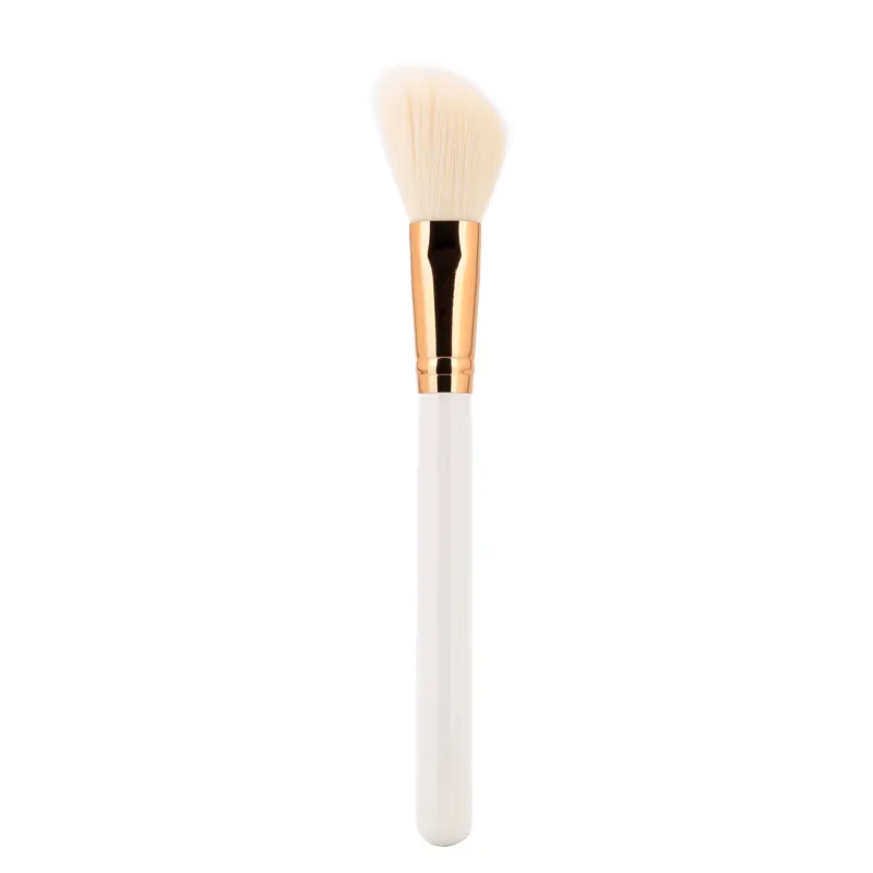 Wholesale Custom Logo Goat Hair angled Contour makeup brush tool for powder foundation Sculpting Brush powder Brush