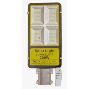 Suburbana 200W LED luce solare luce bianca IP65 ABS corpo in alluminio per autostrada giardino strada DC alimentatore certificato GS - Product Image 6