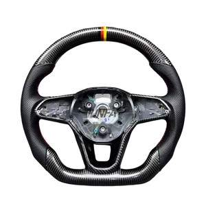 Utilisé pour modifier la fibre de carbone pour les disques sport à 4 branches en forme de D pour les modèles Volkswagen <span class=keywords><strong>Golf</strong></span> <span class=keywords><strong>GTI</strong></span> Jetta Passat - Product Image 5