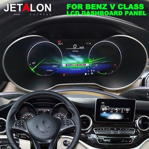 สำหรับรถเบนซ์ V Class W447 ปี 2016-2019 จอ LCD แดชบอร์ด GPS มาตรวัดความเร็วแบบดิจิตอล แผงหน้าปัด เกจ์วัด คลัสเตอร์ จอแสดงผลเสมือนจริง มาตรวัดรอบเครื่องยนต์ - Product Image 1