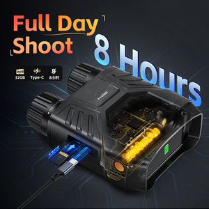 FNIRSI NVS-<span class=keywords><strong>40</strong></span> Binocolo Telescopico 4K HD con Visione Notturna, Zoom Digitale 6X, Portata 300m, Doppio Uso per Caccia e Campeggio - Product Image 6