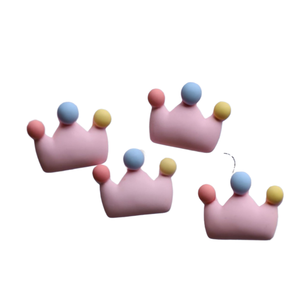 Boîte <span class=keywords><strong>de</strong></span> <span class=keywords><strong>rangement</strong></span> pour accessoires <span class=keywords><strong>de</strong></span> bijoux faits main DIY mignons pour enfants, matériaux <span class=keywords><strong>de</strong></span> fabrication, couronne, pain d'épices - Product Image 4