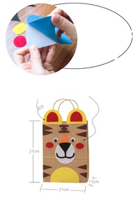 Bolsas <span class=keywords><strong>de</strong></span> Regalo <span class=keywords><strong>de</strong></span> Papel Kraft con Diseño <span class=keywords><strong>de</strong></span> Animales <span class=keywords><strong>de</strong></span> la Selva, León, Safari, Zoológico, <span class=keywords><strong>para</strong></span> <span class=keywords><strong>Fiestas</strong></span> <span class=keywords><strong>de</strong></span> <span class=keywords><strong>Cumpleaños</strong></span> Infantiles - Product Image 3