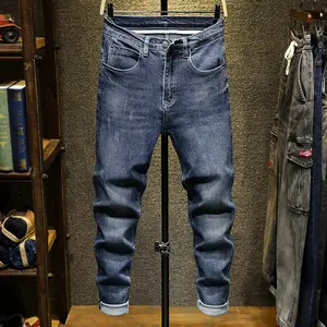 2022 mode personnalisée h he-man élégant baggy hombr denim jeans pour hommes pantalones de hombre