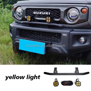 En vente pièces de carrosserie en acier support de projecteur de pare-chocs avant avec lumières pour accessoires Suzuki Jimny JB64 JB74 - Product Image 6