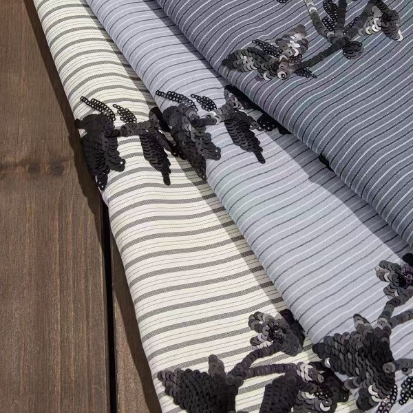 Factory Outlet New Style Nonwoven PA Coated Rayon/Nylon Velvet Fabric Heavy Water Soluble Lace Embroidery Beaded
