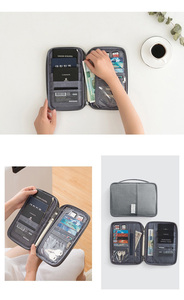 उपहार वाटरप्रूफ पॉलिएस्टर वॉलेट यात्रा क्रेडिट कार्ड धारक मनी पैकेज आईडी कार्ड धारक पासपोर्ट स्टोरेज बैग - Product Image 3